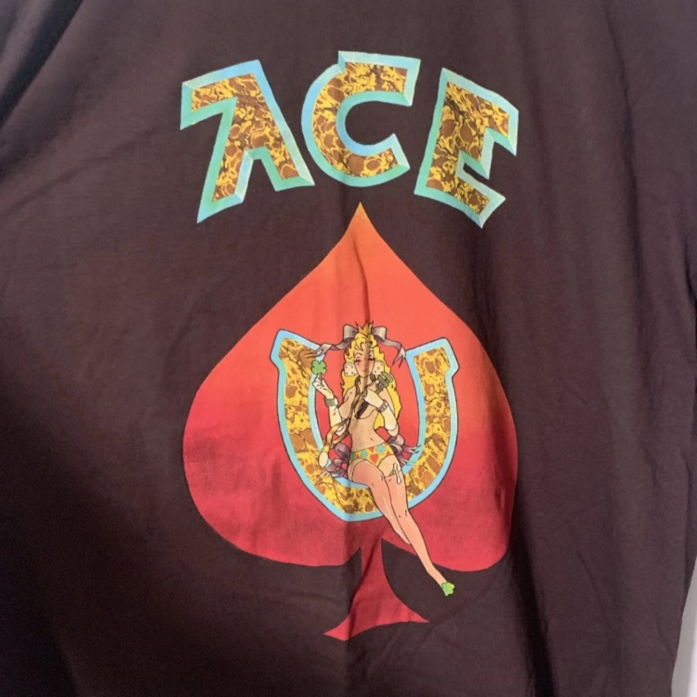 Grateful Dead GRATEFUL DEAD ACE BOB WEIR T-SHIRT Brown 2XL